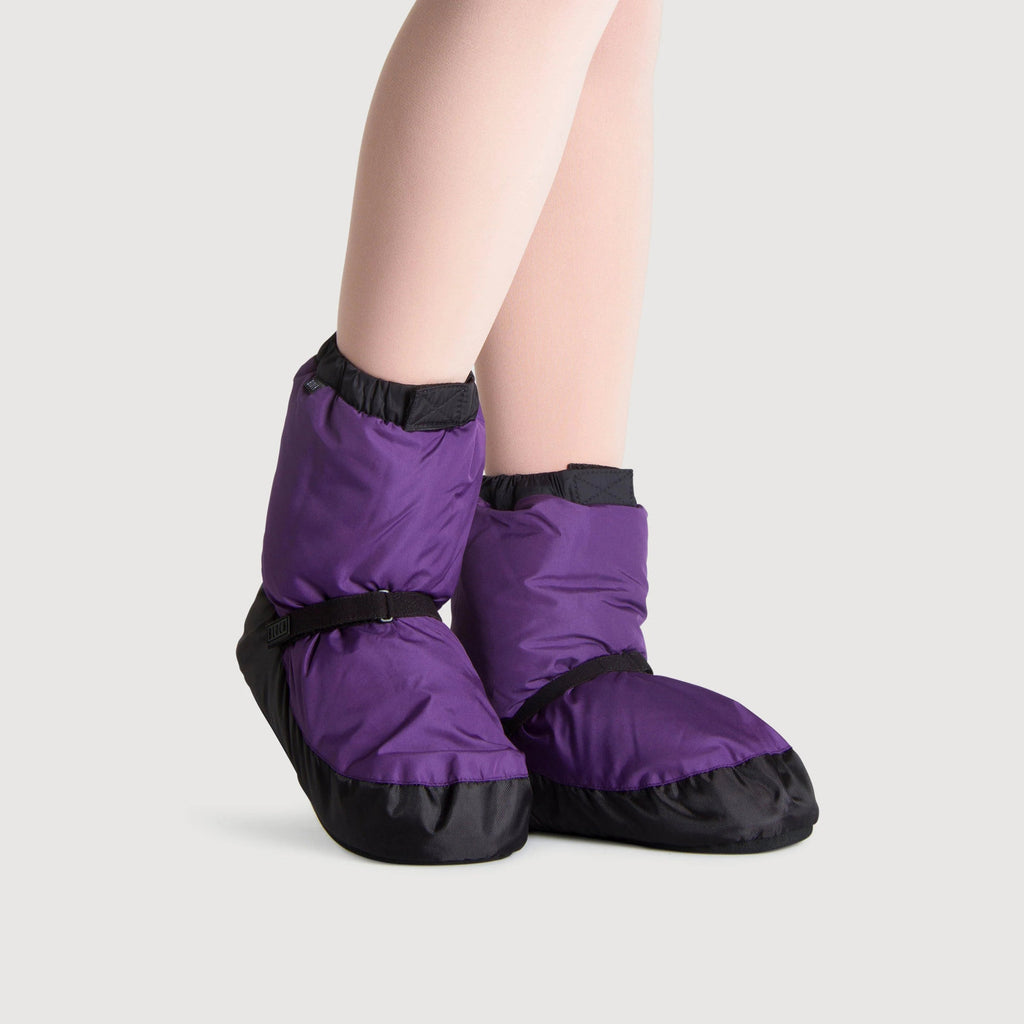 Girls Purple Ballet Warmer Boots(SIM5009)