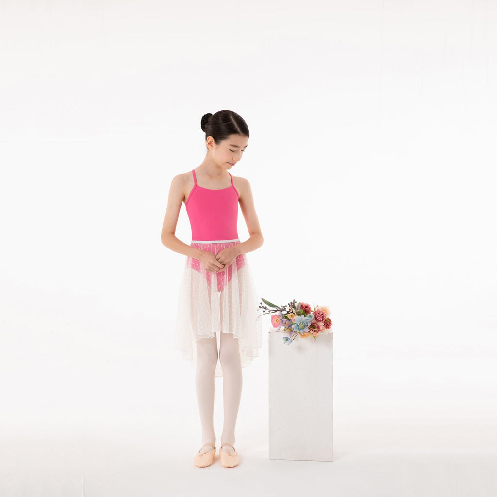 Girls White Ballet Skirt