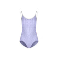 Women Purple "Fiona/CV-Angelic/CV-Silver/Mesh-White" Ballet Onesies(No Lining)