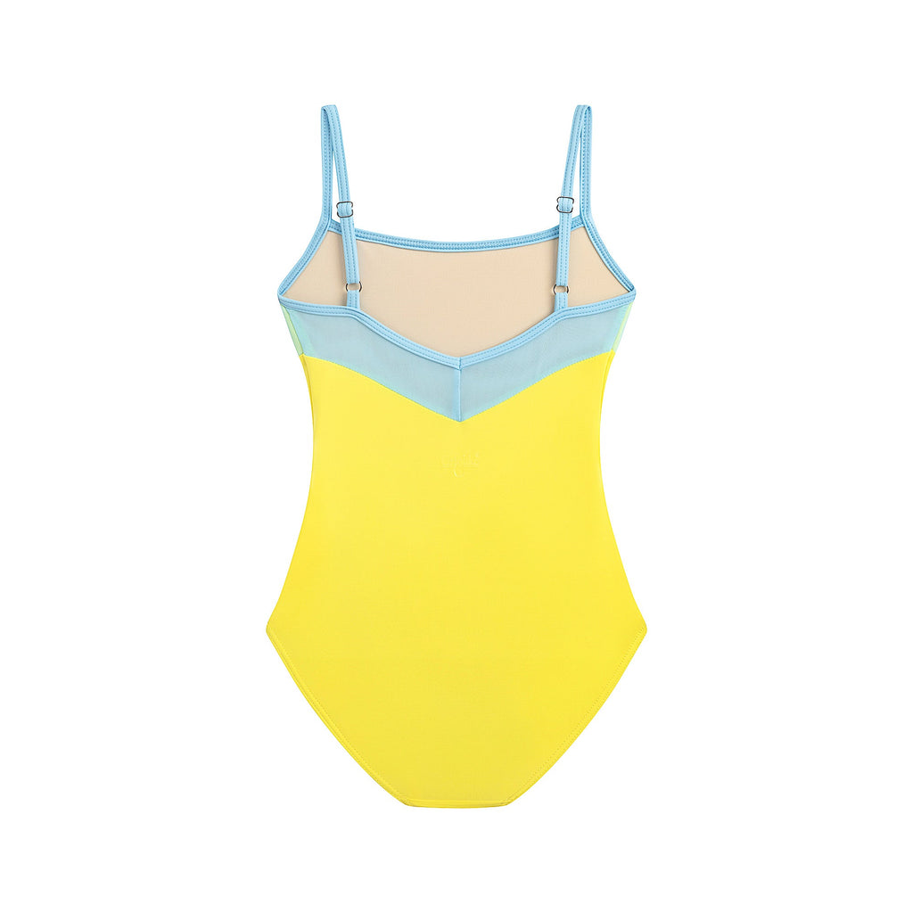Girls Yellow Ballet Onesies(DAD2050MP/Etabeta/Cristallo Mesh)