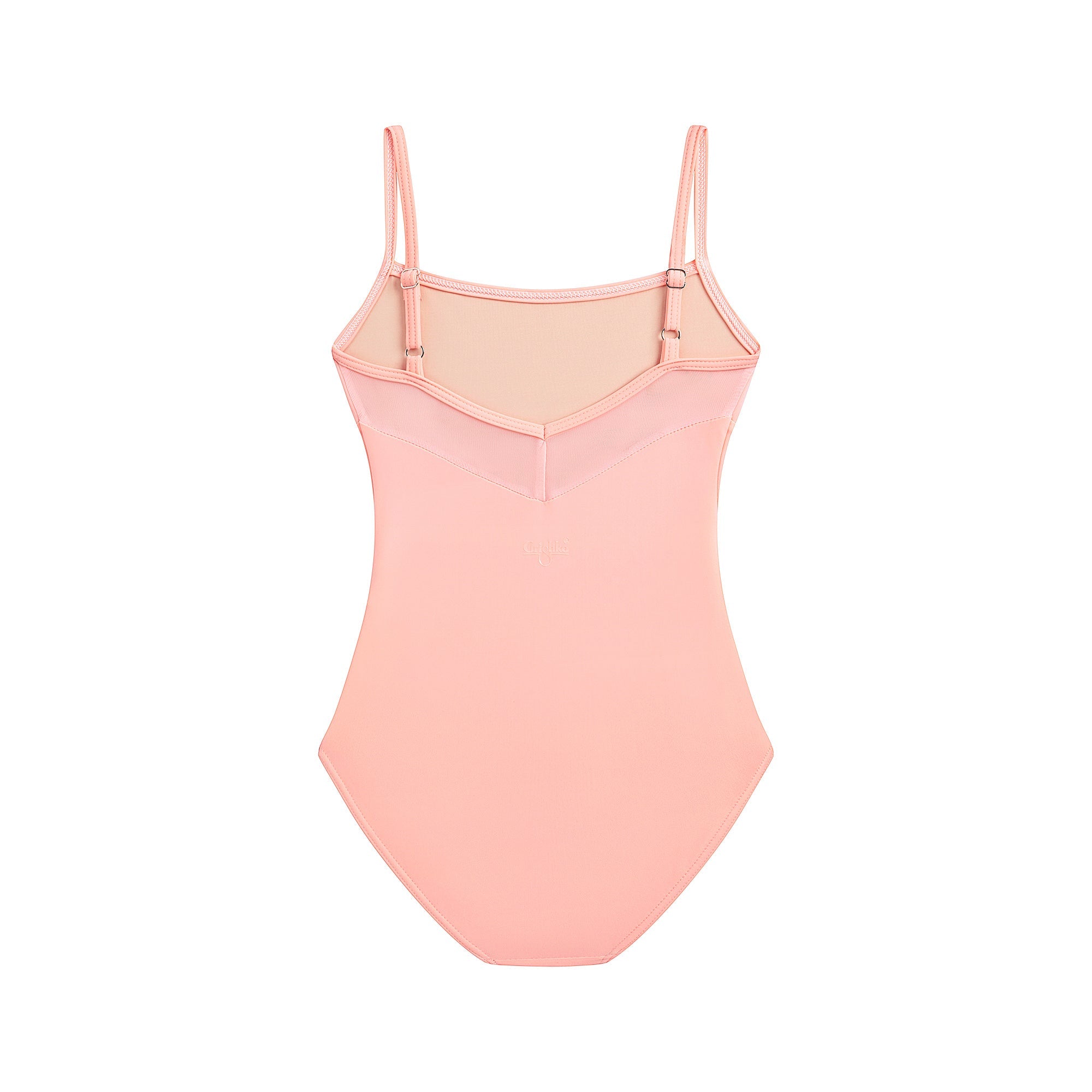 Girls Peach Ballet Onesies(DAD2050MP/Plaisir/Plaisir Mesh)