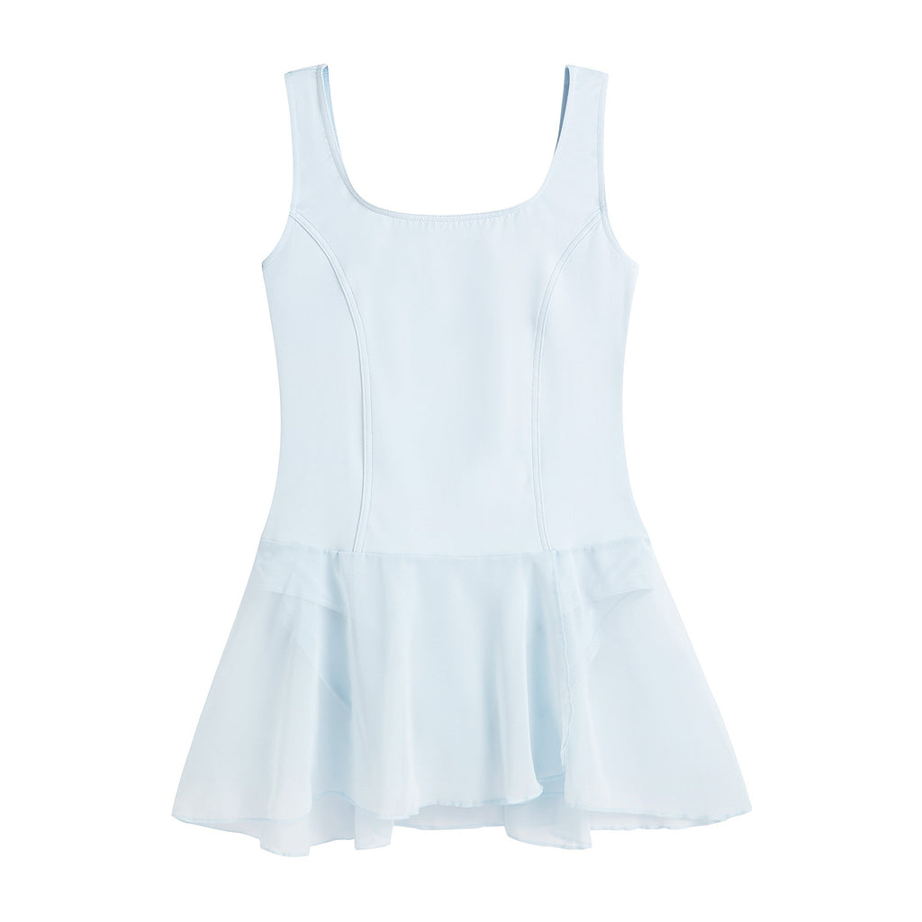 Girls Cyan Ballet Onesies