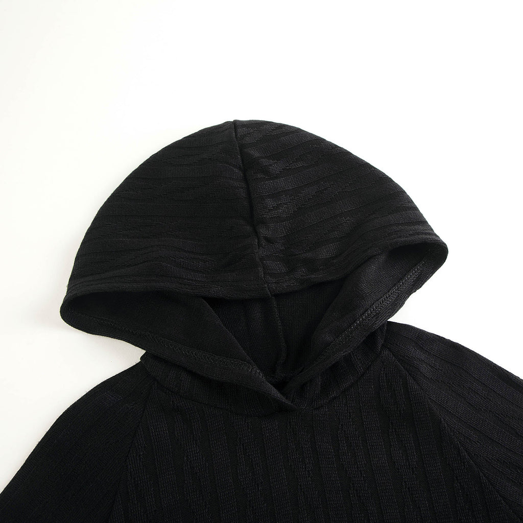 Girls Black Ballet Hooded Sweater(DAD5038/black)