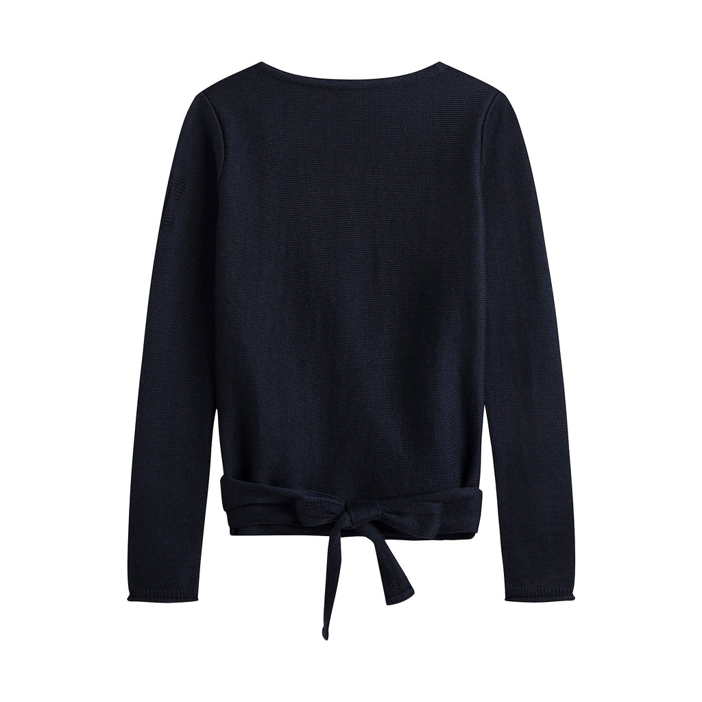 Girls Dark Blue Ballet Top(DE670/116)