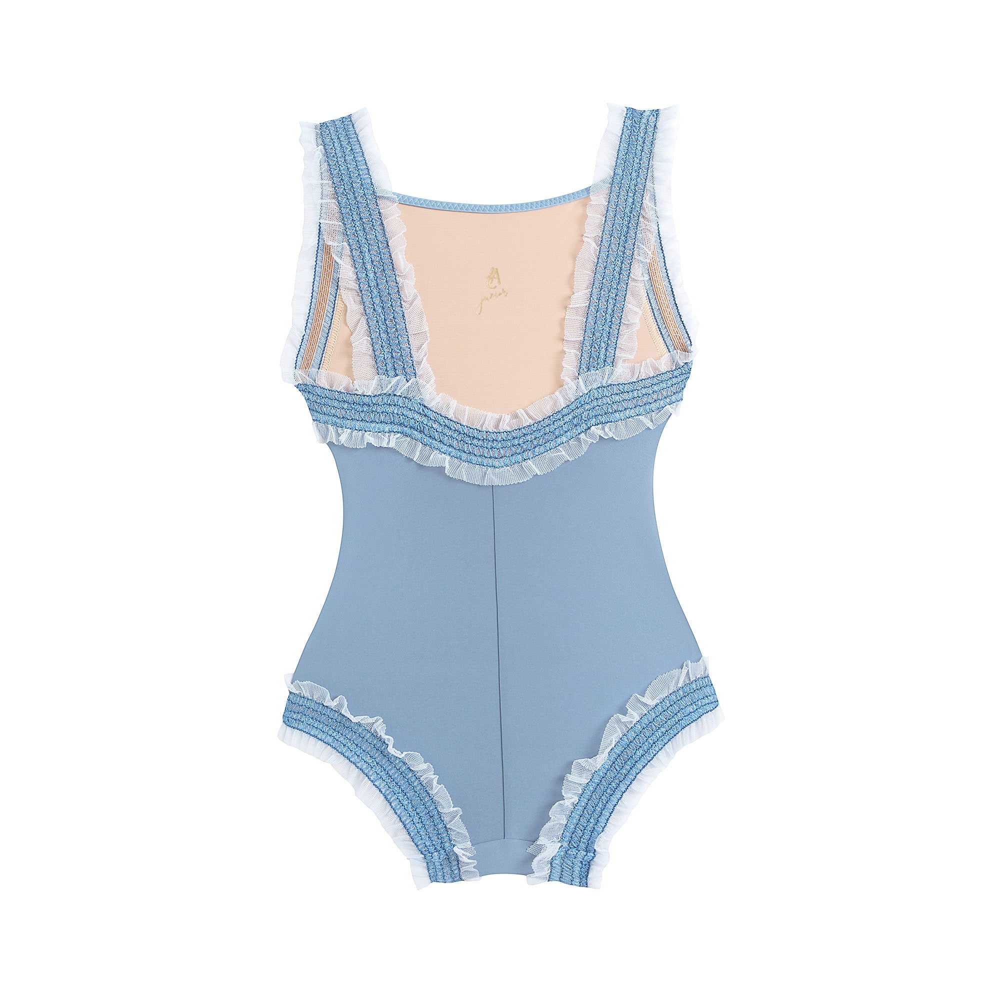 Girls Light Blue Ballet Onesies
