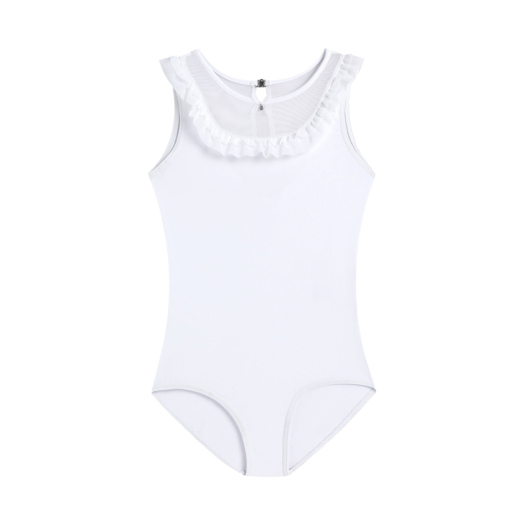 Girls White Ballet Onesies