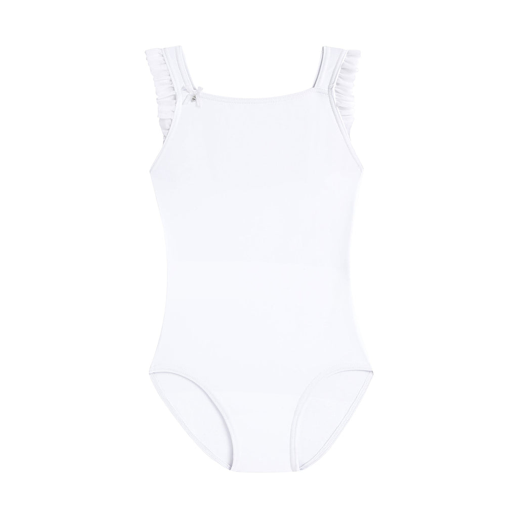Girls White Ballet Onesies