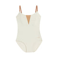 Girls Cream Ballet Onesies
