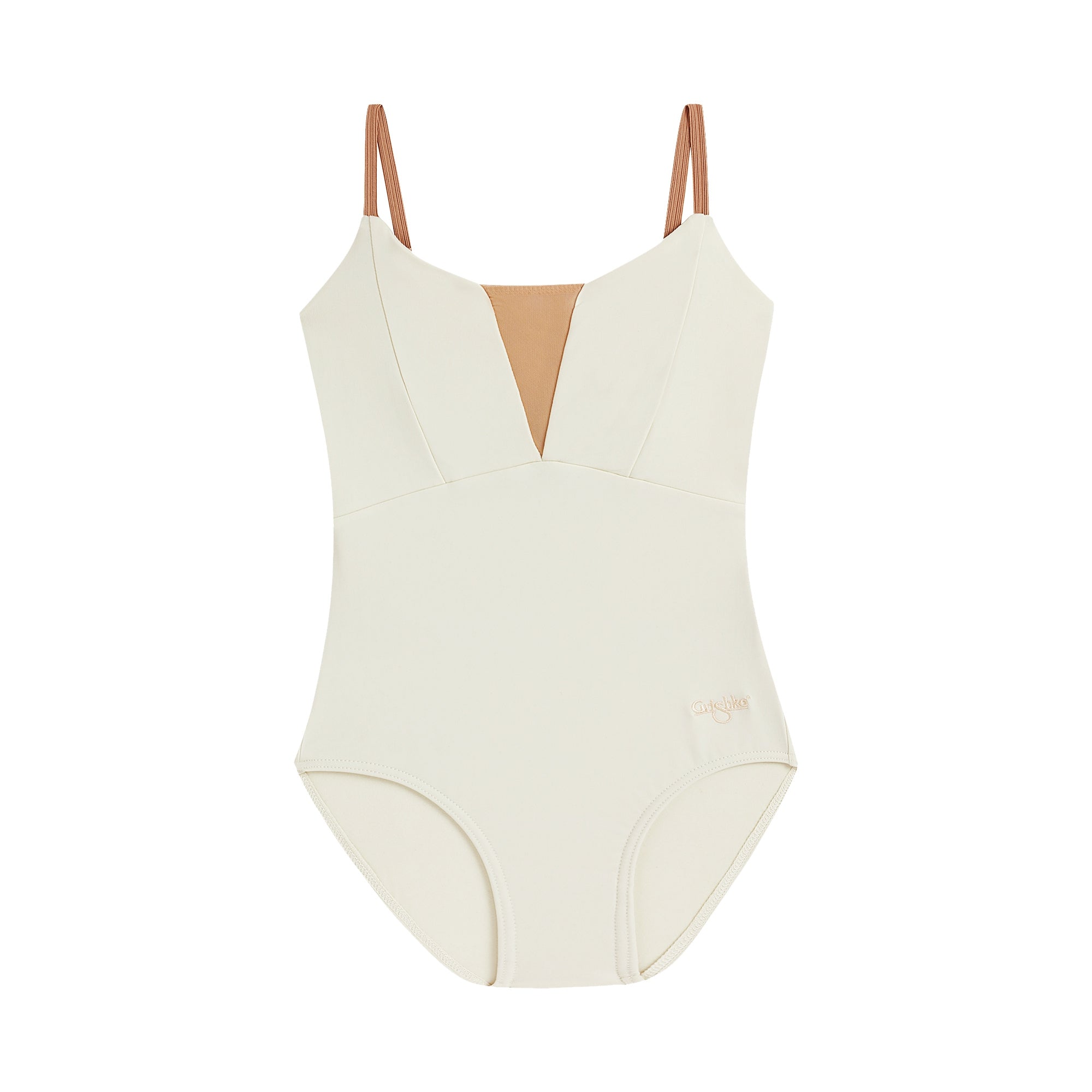 Girls Cream Ballet Onesies