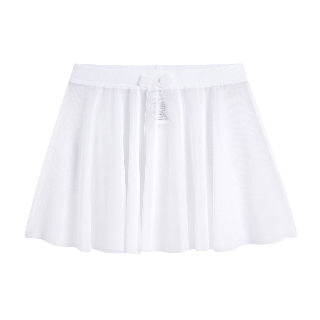 Girls White Ballet Skirt