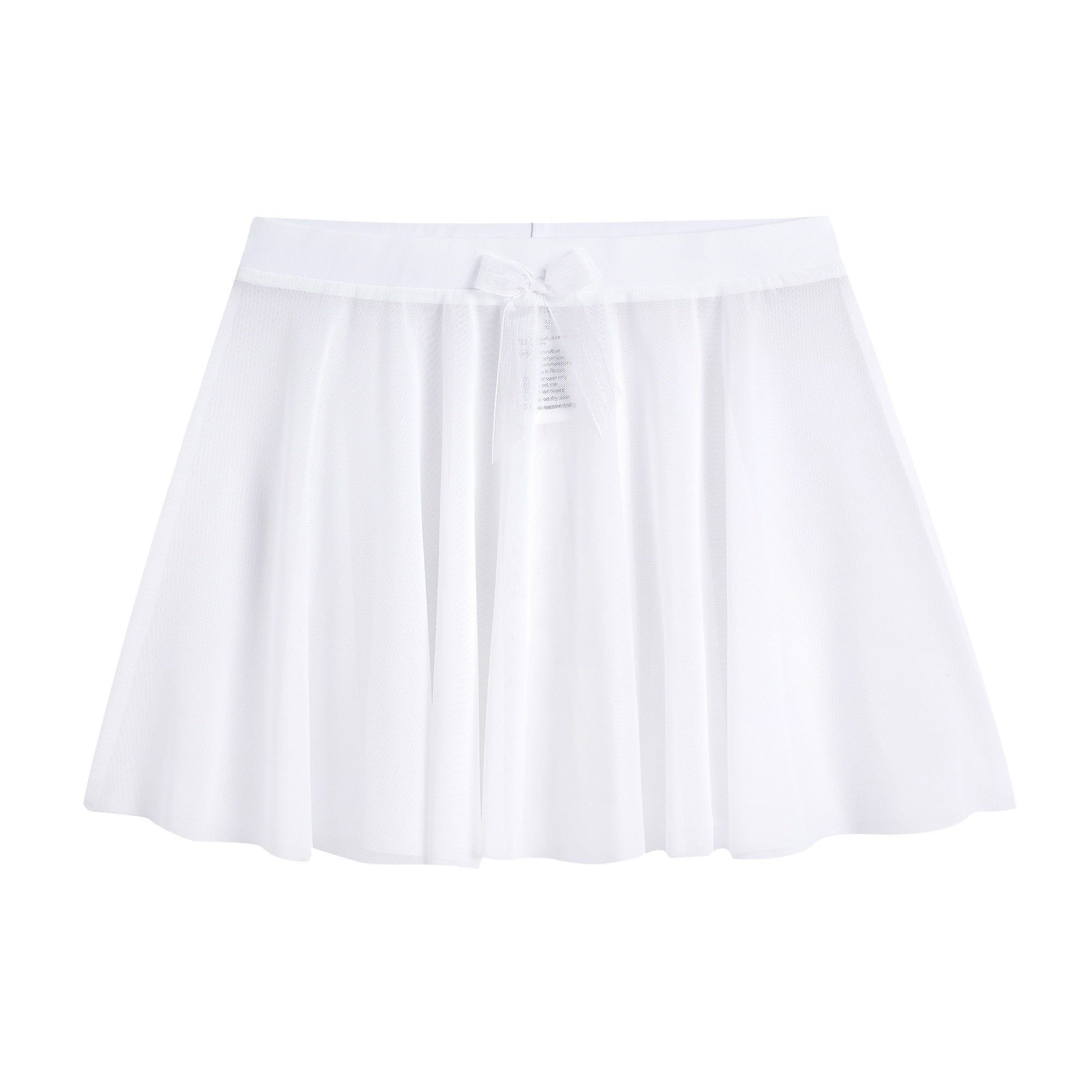 Girls White Ballet Skirt