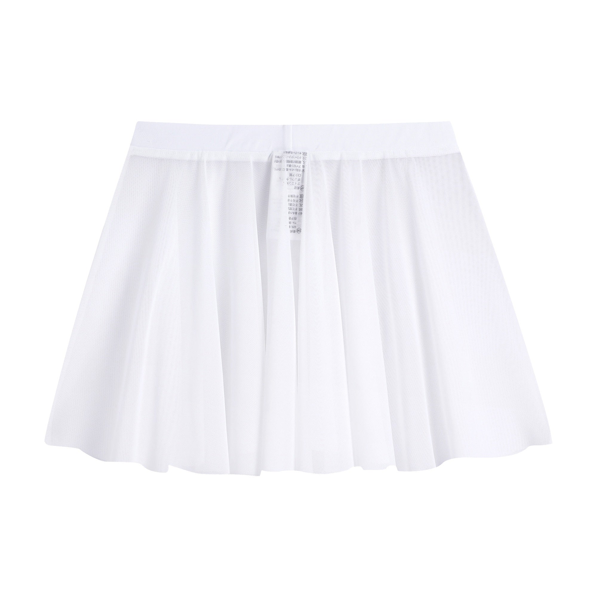 Girls White Ballet Skirt