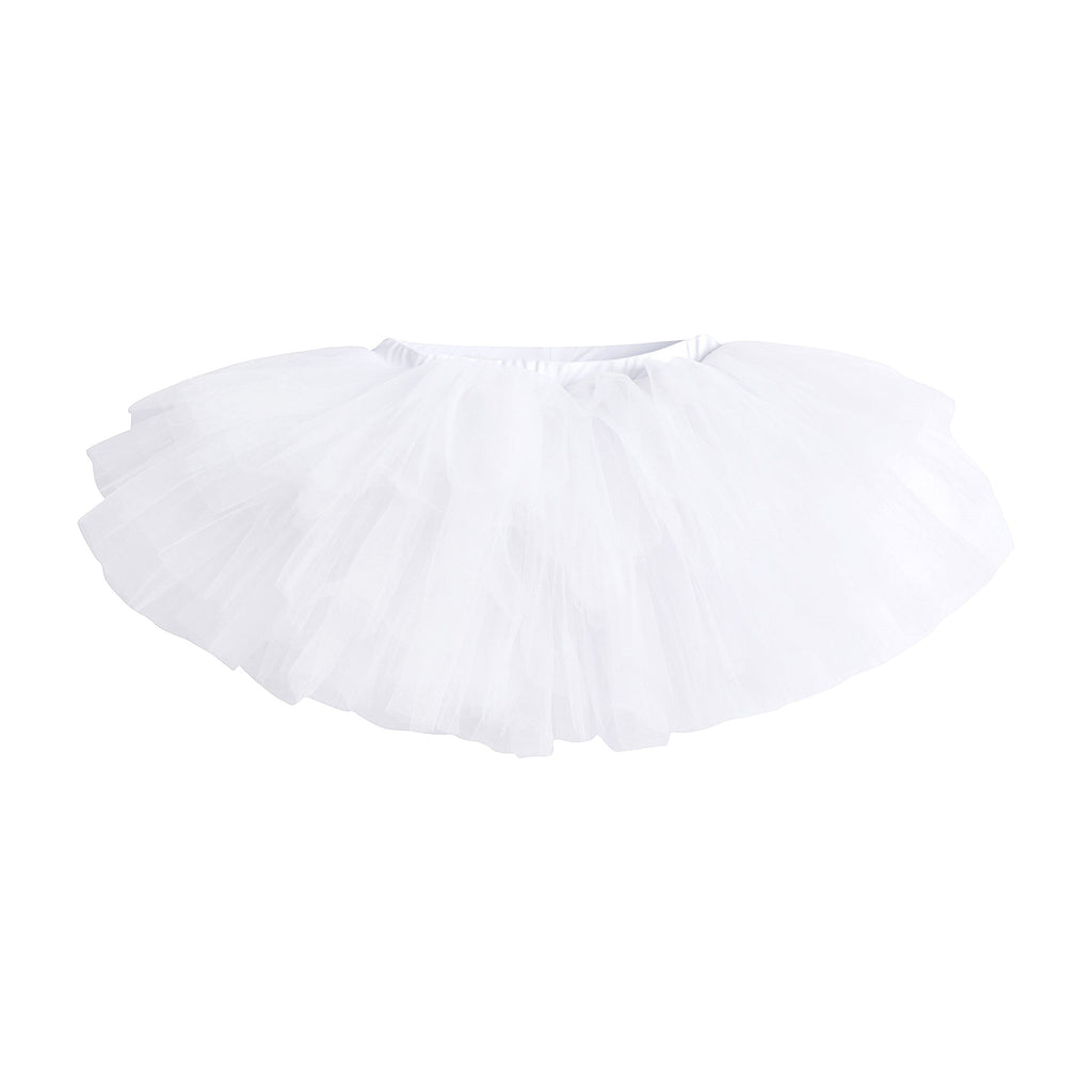 Girls White Ballet Skirt