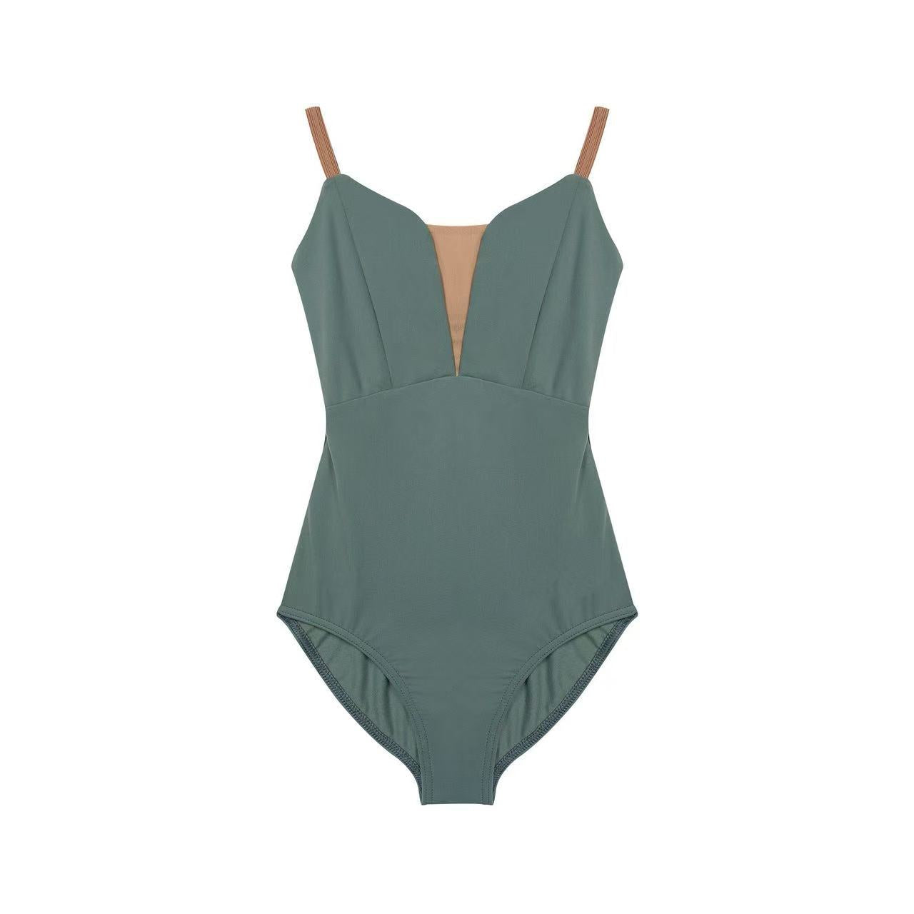Girls Green Ballet Onesies(DAD1930MP/olive)