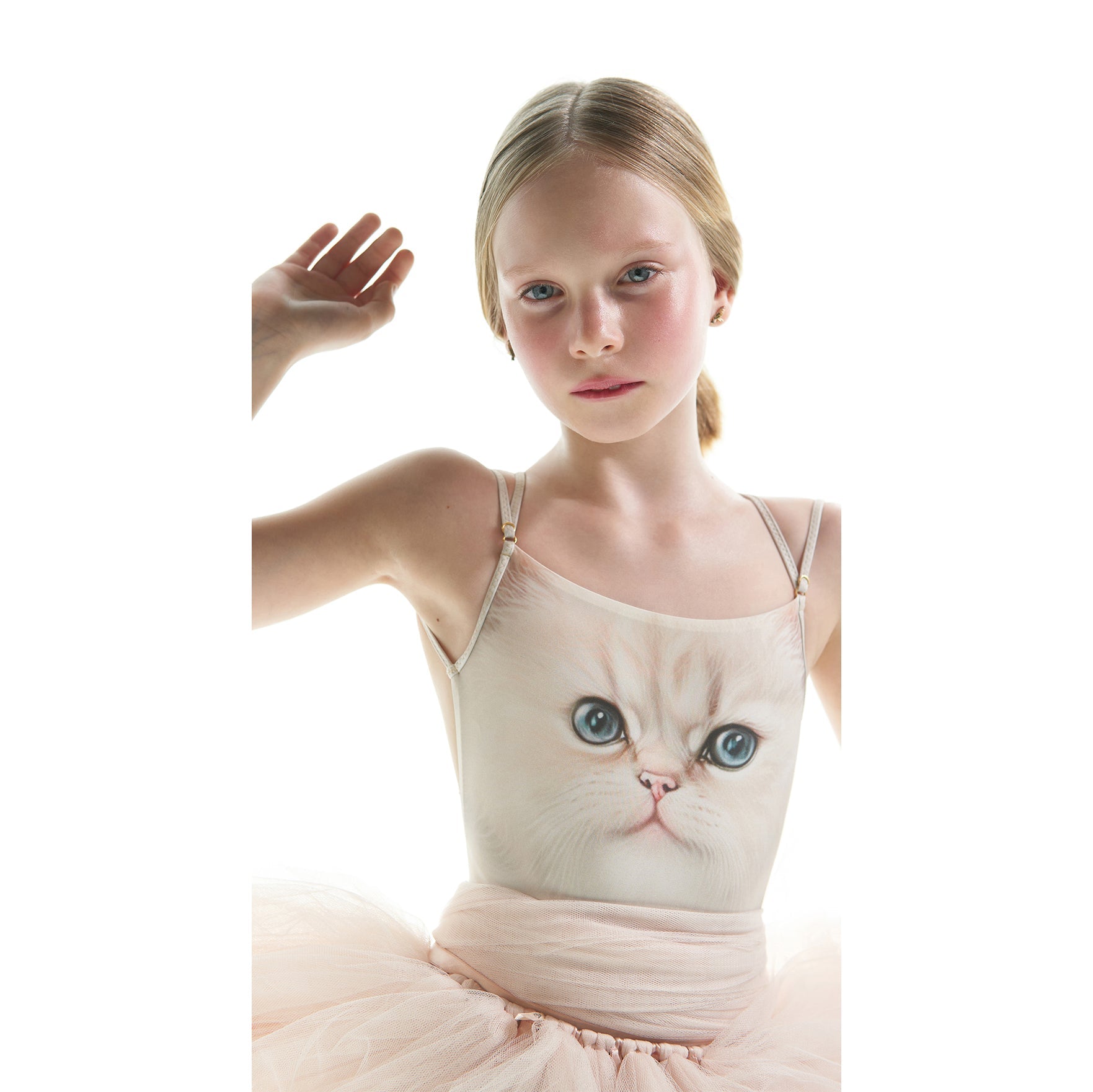 Girls Pale Pink Ballet TuTu Skirt(J231TU30PN/baby blush)