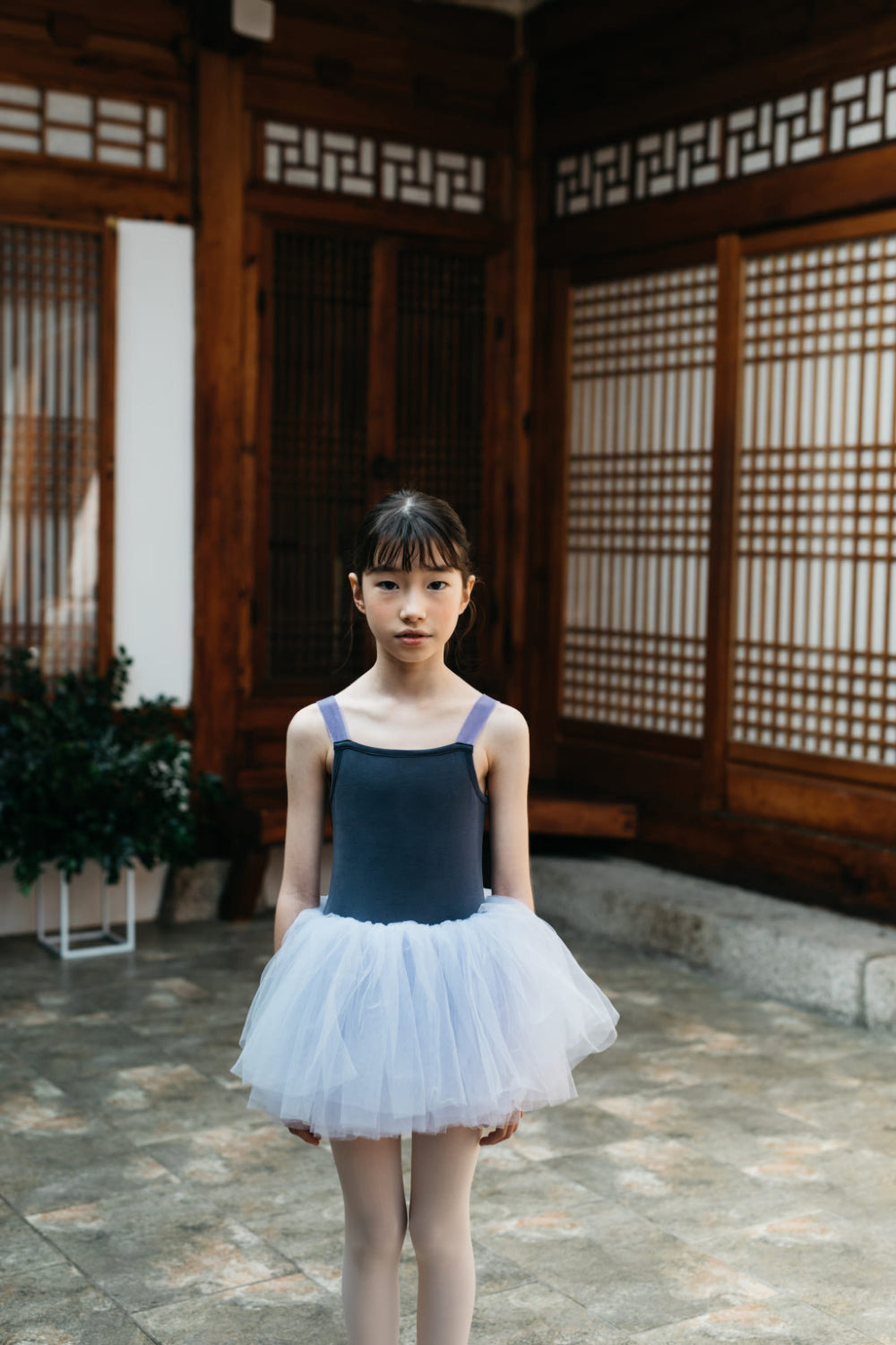 Girls Navy Ballet Onesies