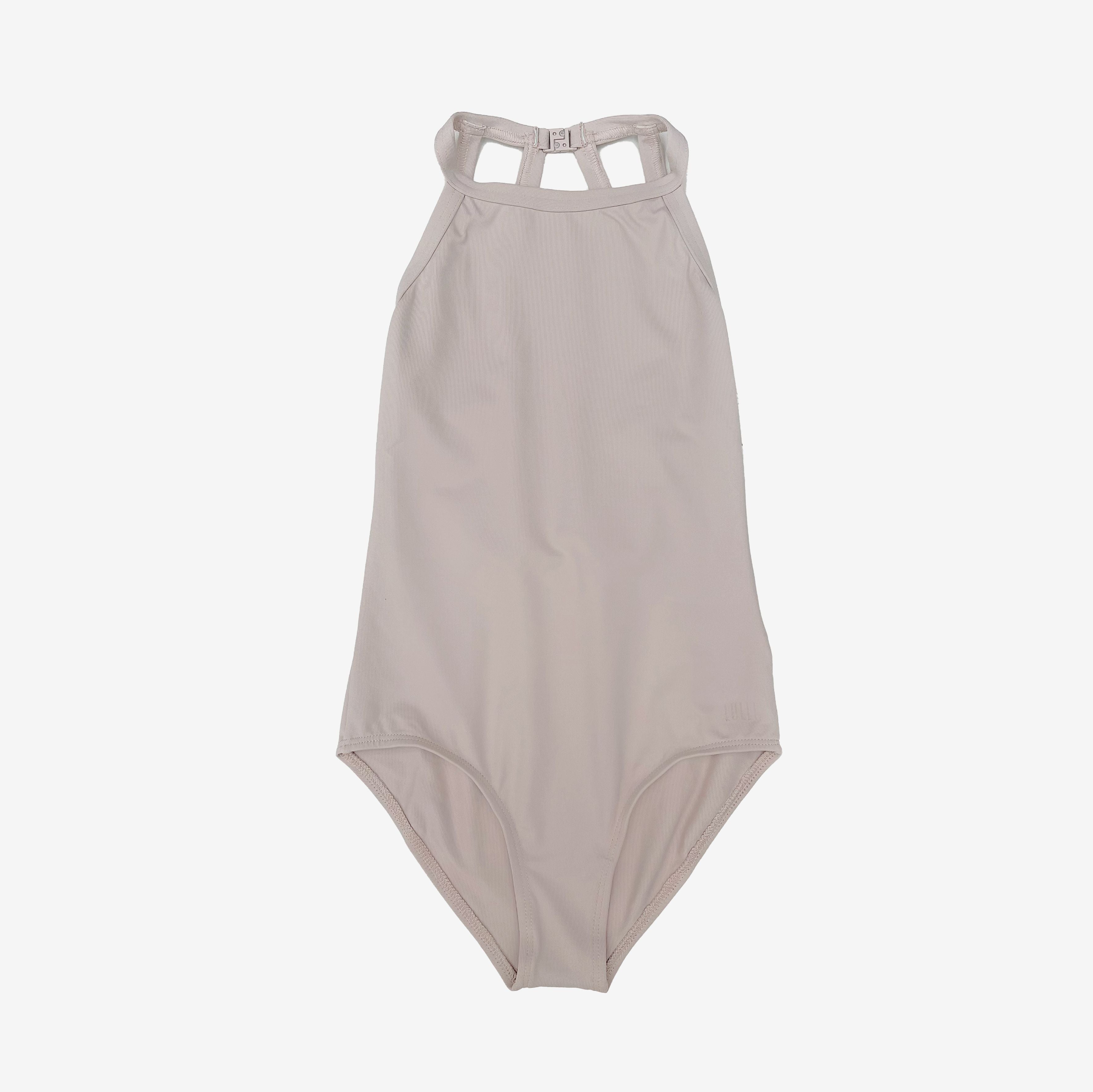 Girls Nude "Taliana" Ballet Onesies(LUB287/DUSTY NUDE)