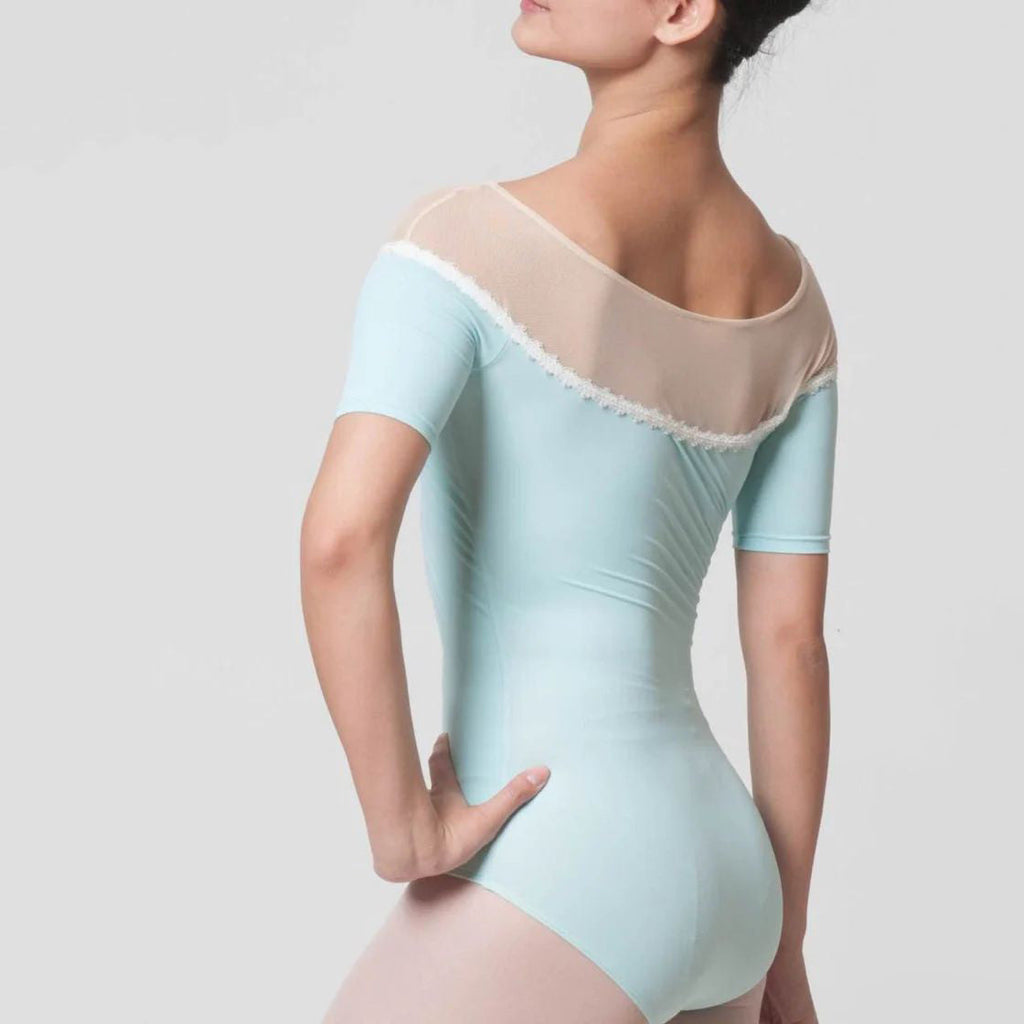 Girls Light Blue Ballet Onesies(1402/Blue)