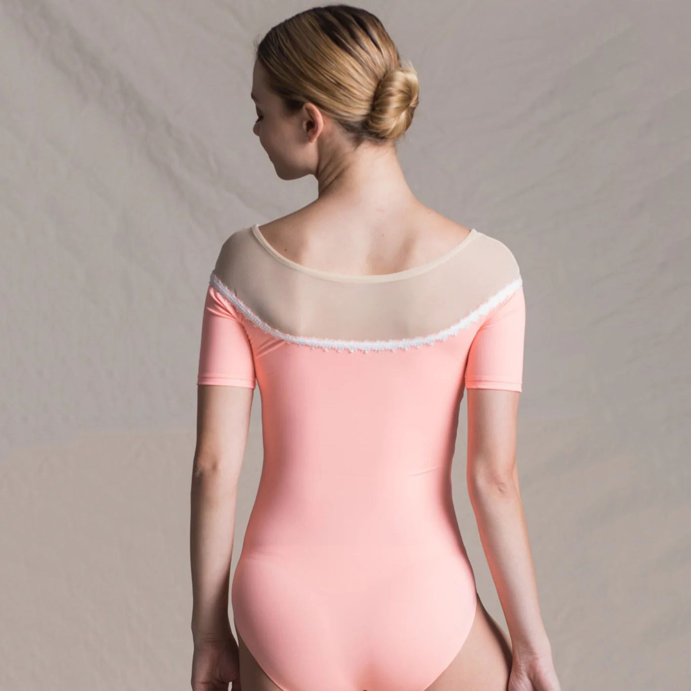Girls Peach Ballet Onesies(1402/Peach)