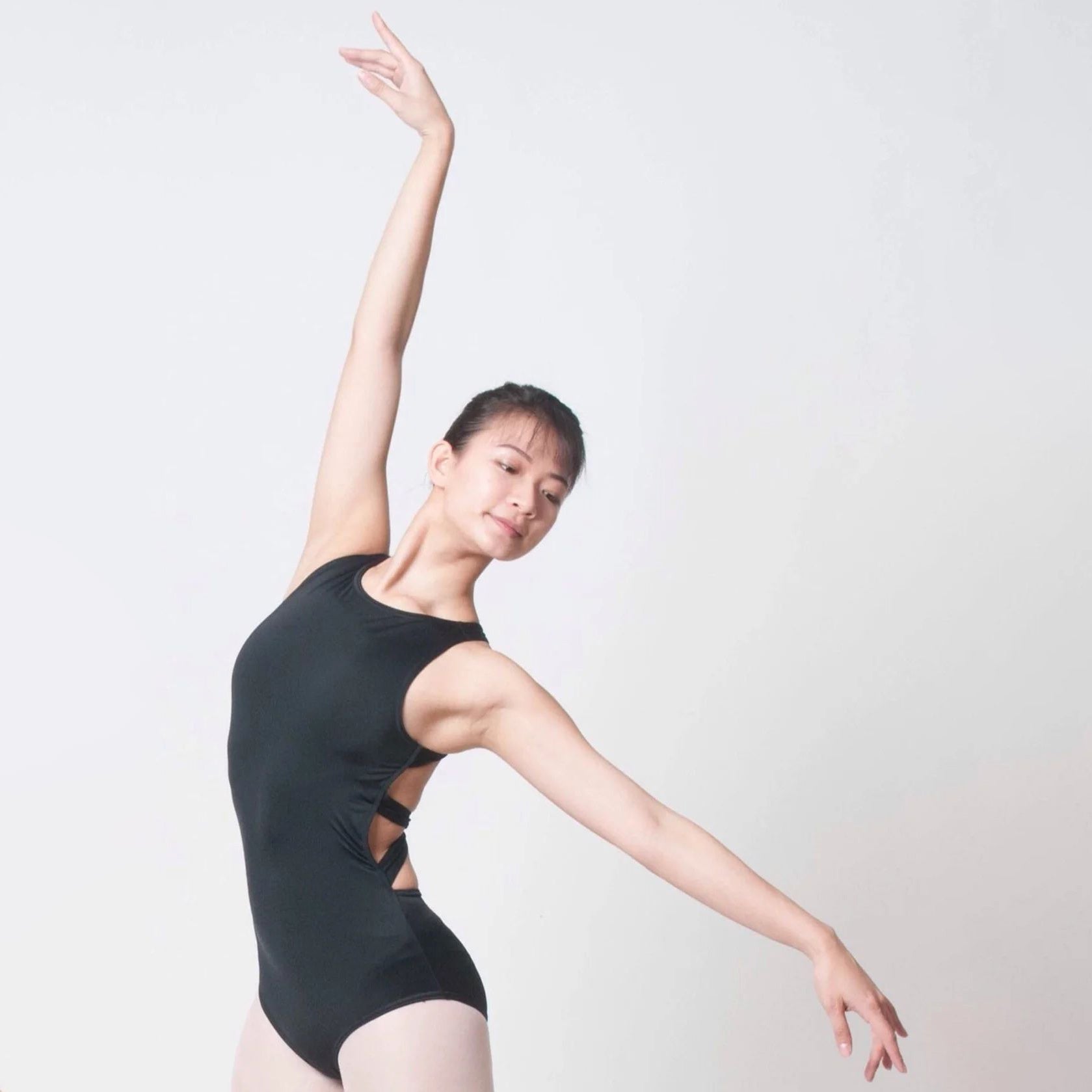 Women Black Ballet Onesies(S1515/Black)