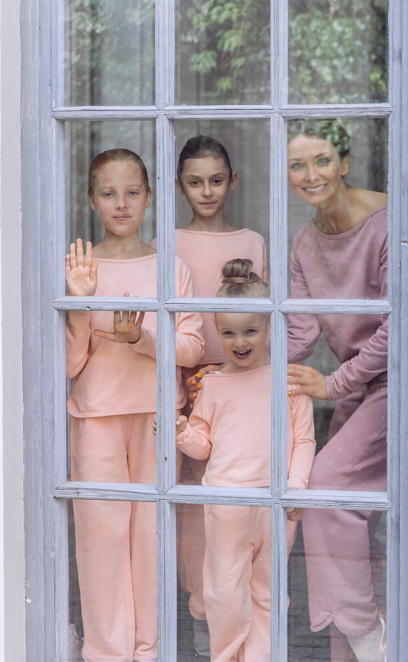 Girls Pink Ballet Set