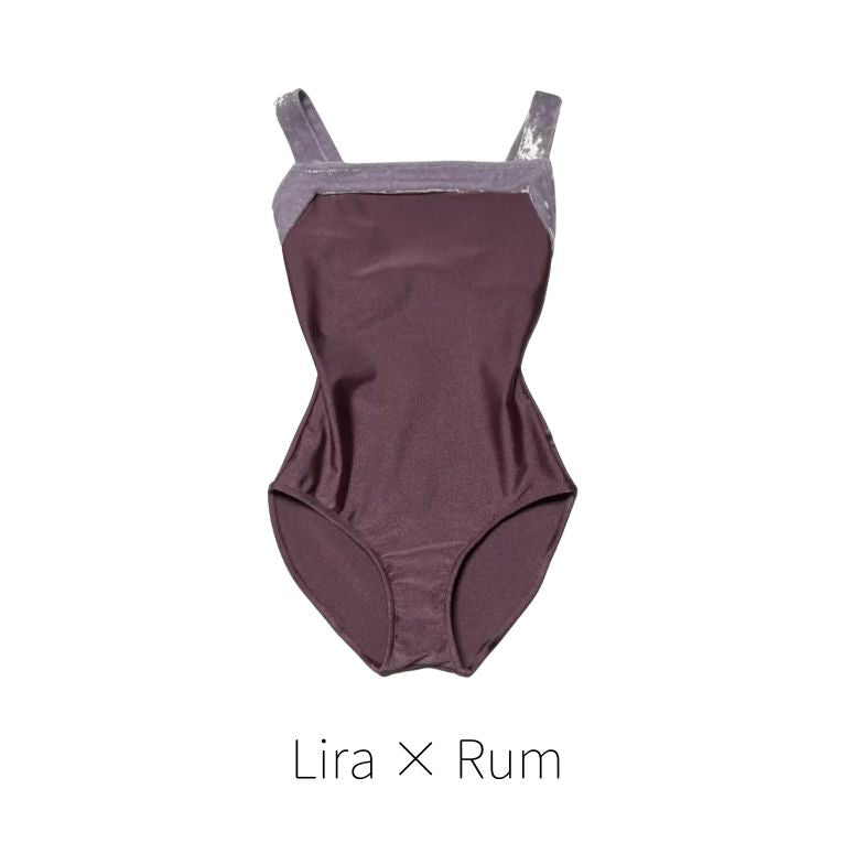 Girls Wine Red "Rum" Ballet Onesies(171539425HL/Pique/Lira)