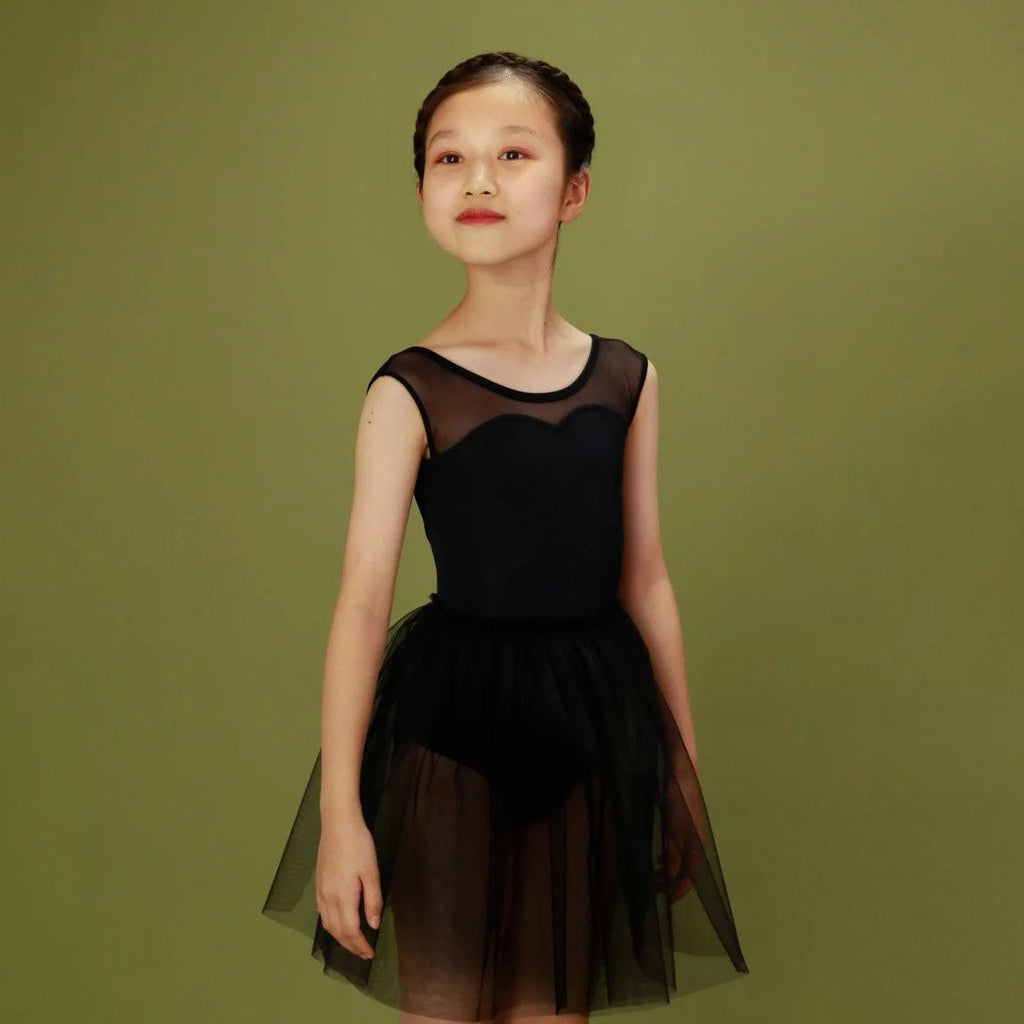 Girls "Black/Plie/Black"Ballet Onesies