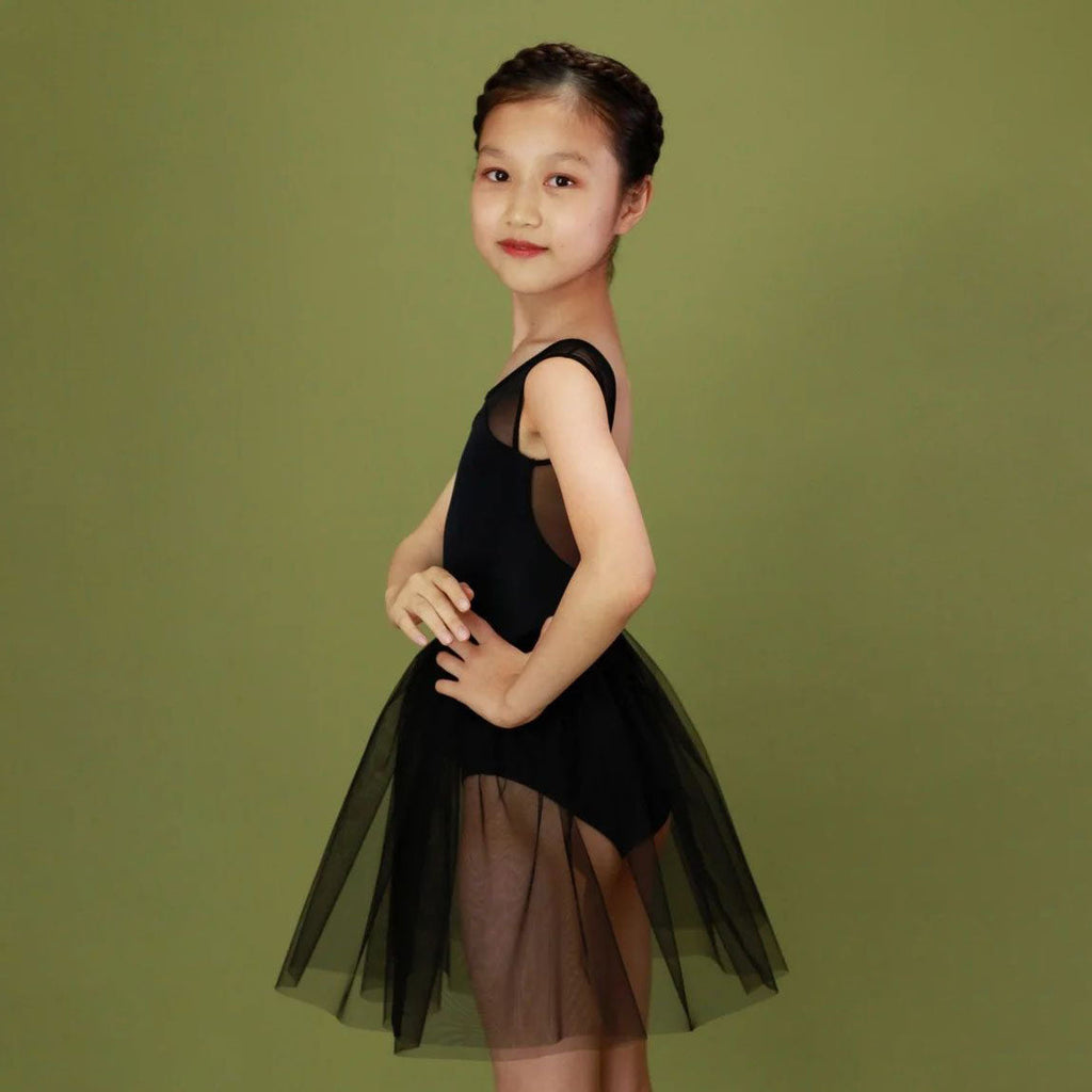 Girls "Black/Plie/Black"Ballet Onesies