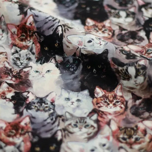 Girls Dark Pink "Find your Cat" Ballet Onesies