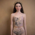 Women Blush "LILY" Ballet Onesies(181LE01VL/lily_blush)