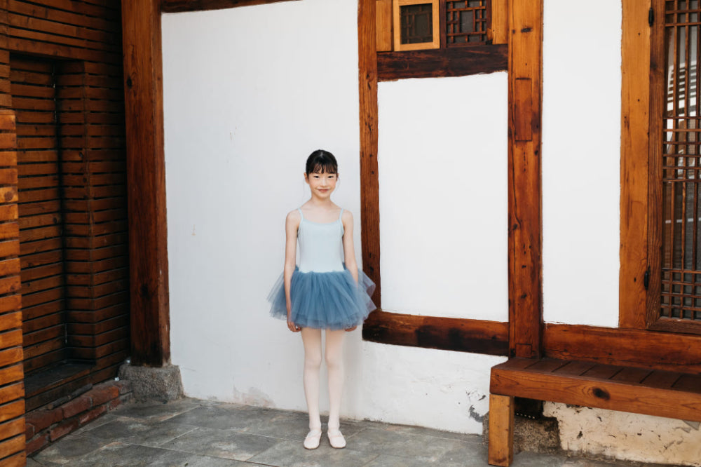 Girls Blue Ballet Onesies