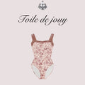 Girls Rose "Toile de Jouy" Ballet Onesies