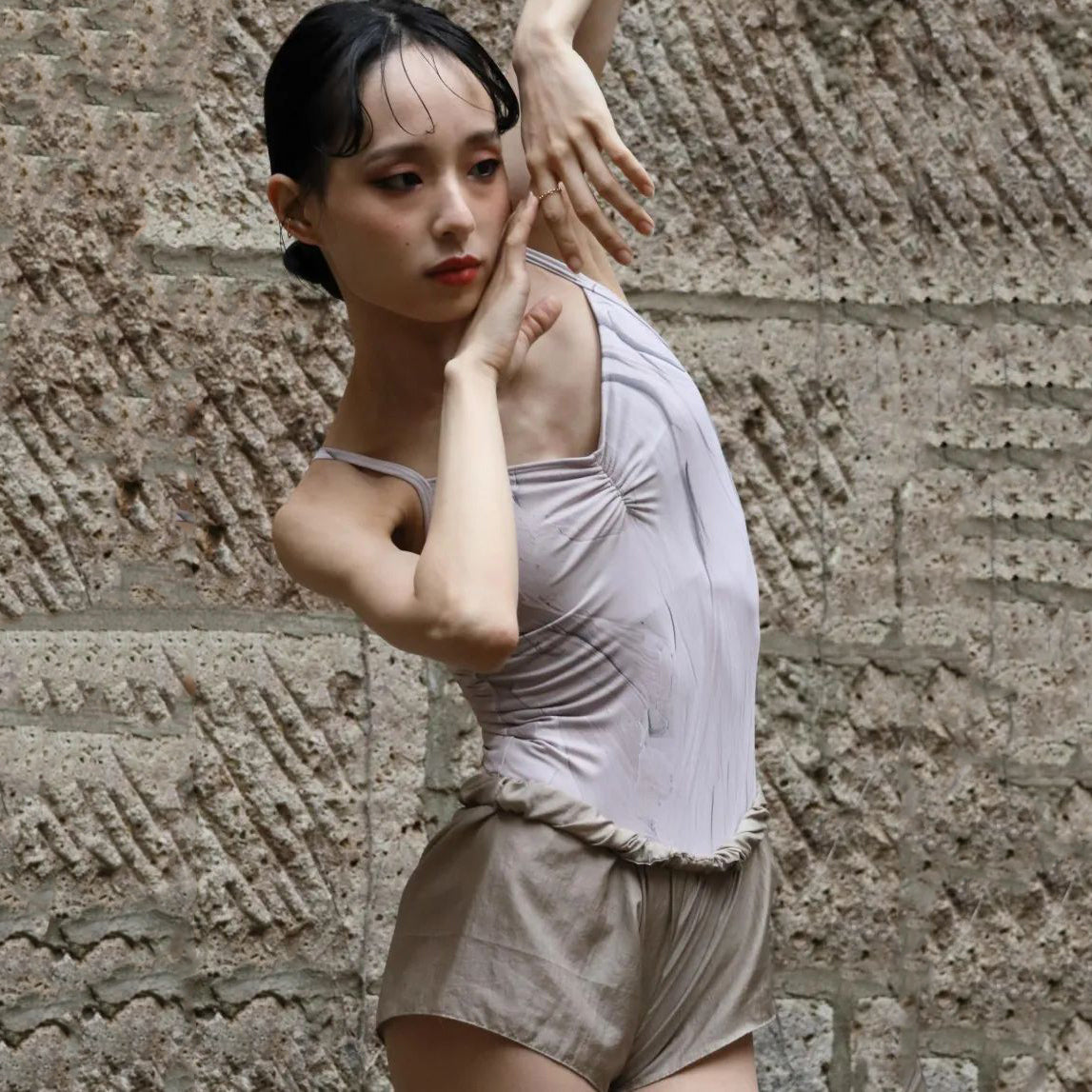 Women Sand Ballet Onesies(185927385/Frappe/Mat marble-Sand)