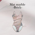 Girls Pink"Mat marble-Brick"Ballet Onesies(185937032/Frappe/Mat marble/Brick)