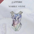 Girls Grey"Sapphire Marble Stone"Ballet Onesies(186127206/Plie/Gray)