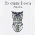Girls Blue"Bohemian blossom"Ballet Onesies(186725015/Degage/Bohemian blossom)