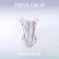 Girls White "Lucent drop-Prism drop" Ballet Onesies(187425293/Plie/White)