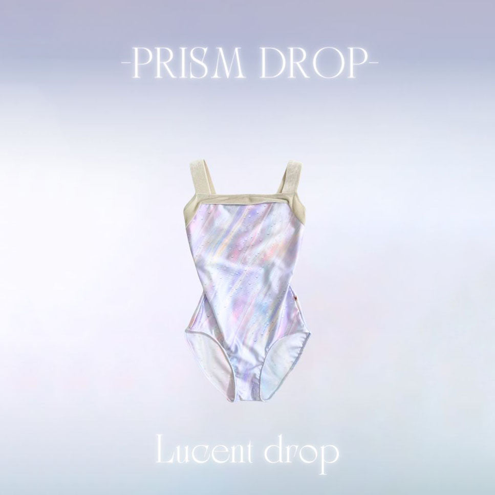Girls Multicolor "Lucent drop-Prism drop" Ballet Onesies(187425322/Pique/White)
