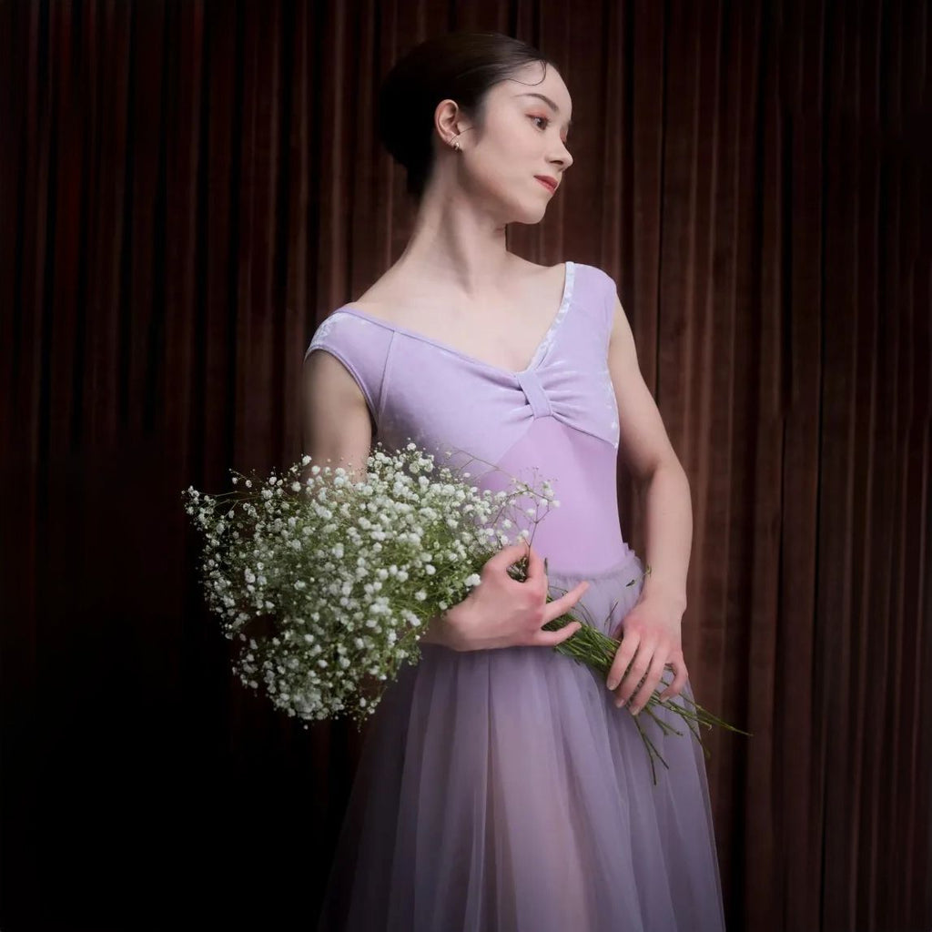Women Lilac Velvet Ballet Onesies(189643441/Promenade/Velvet Lilas)