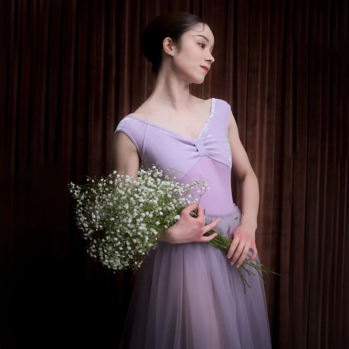 Women Lilac Velvet Ballet Onesies(189643441/Promenade/Velvet Lilas)