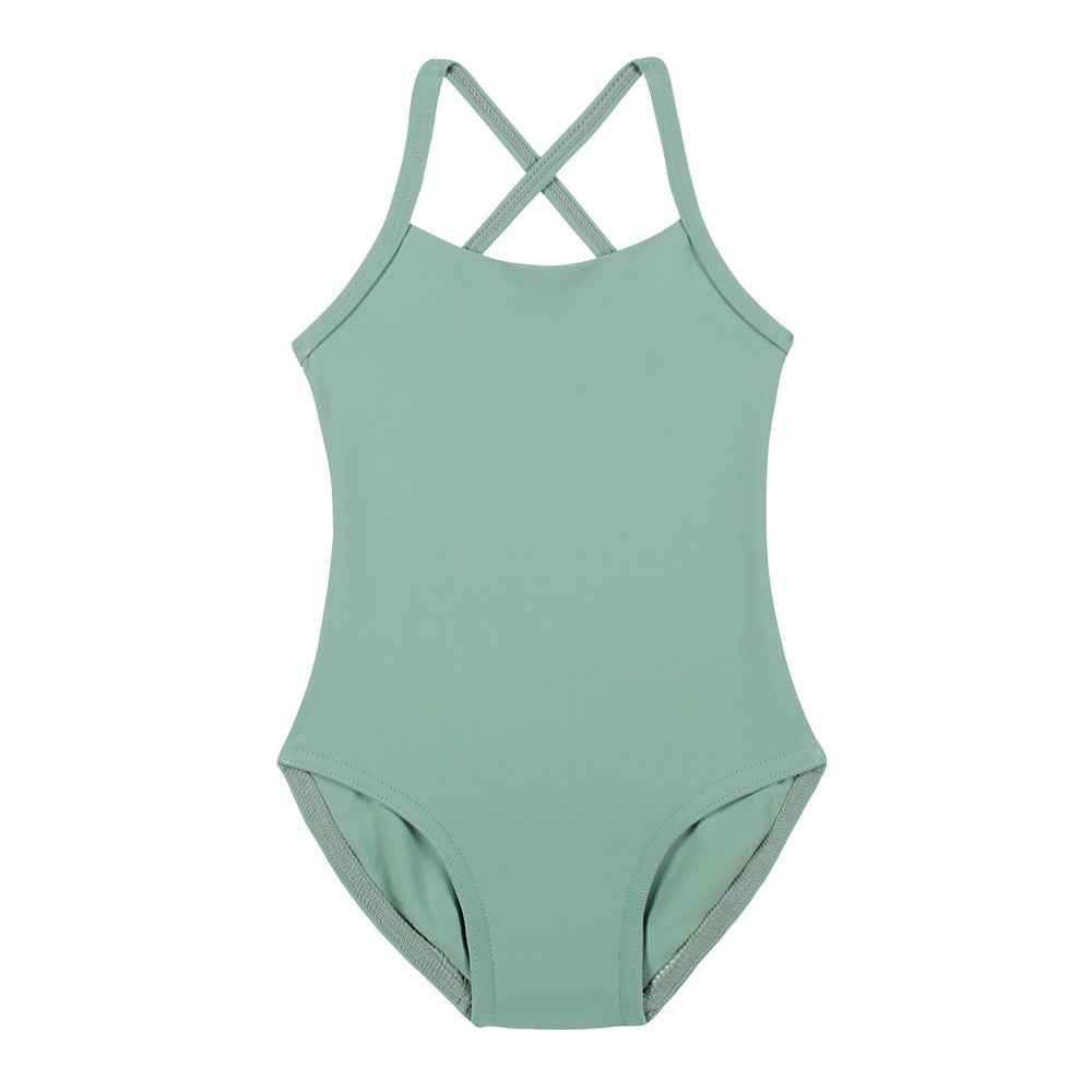 Girls Green Ballet Onesies