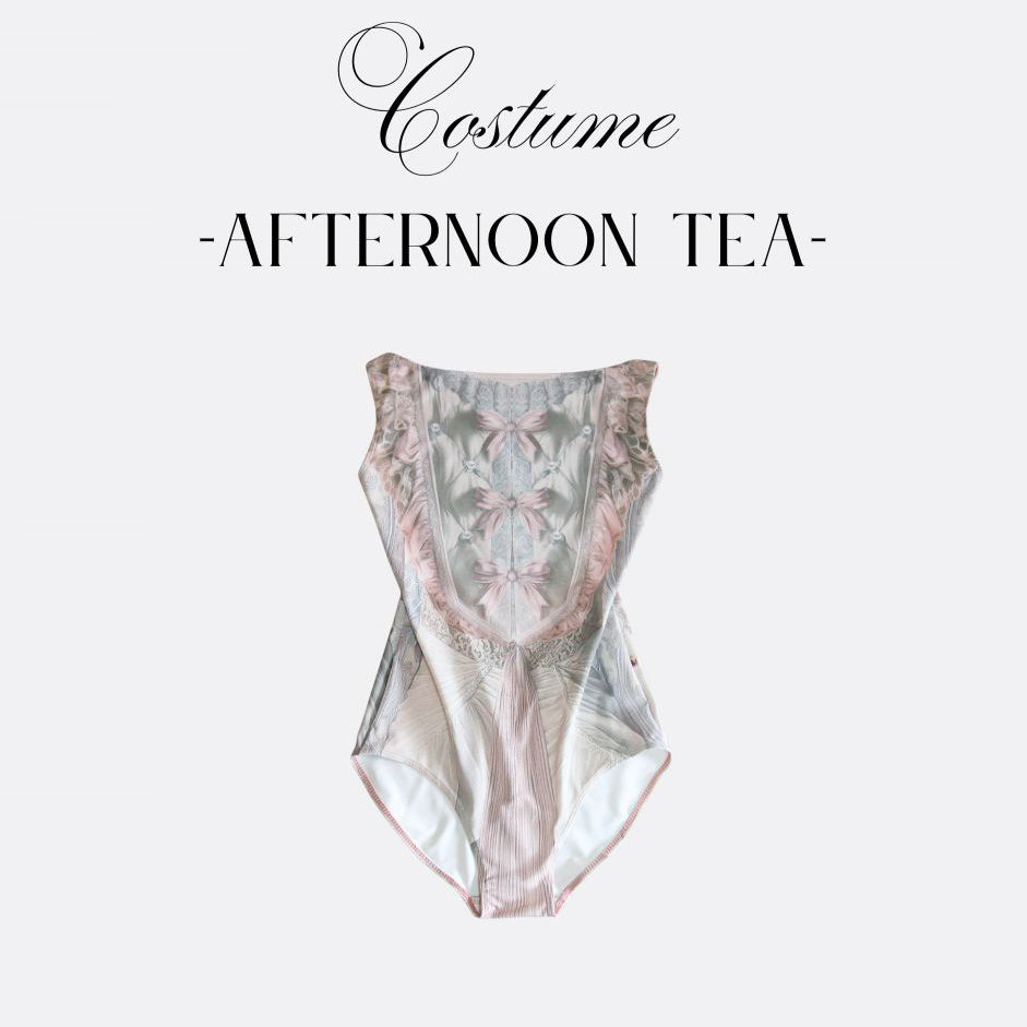 Girls Multicolor Ballet Onesies(190020166/Degage/Afternoon tea)