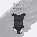 Girls Black "Swan-Odile" Ballet Onesies(190208150/Plie/Black)