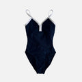 Tulip Bright Navy Leotard With White Camisole/navy