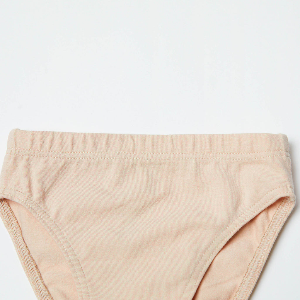 Girls Beige Ballet Panties