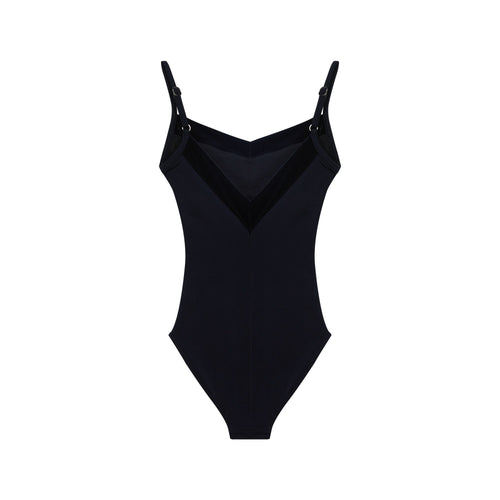 Girls Black Ballet Onesies