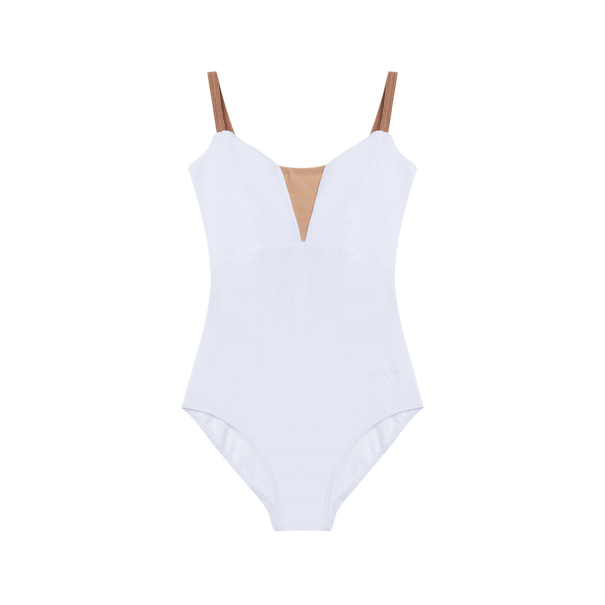 Girls White Ballet Onesies(DAD1930M/white)