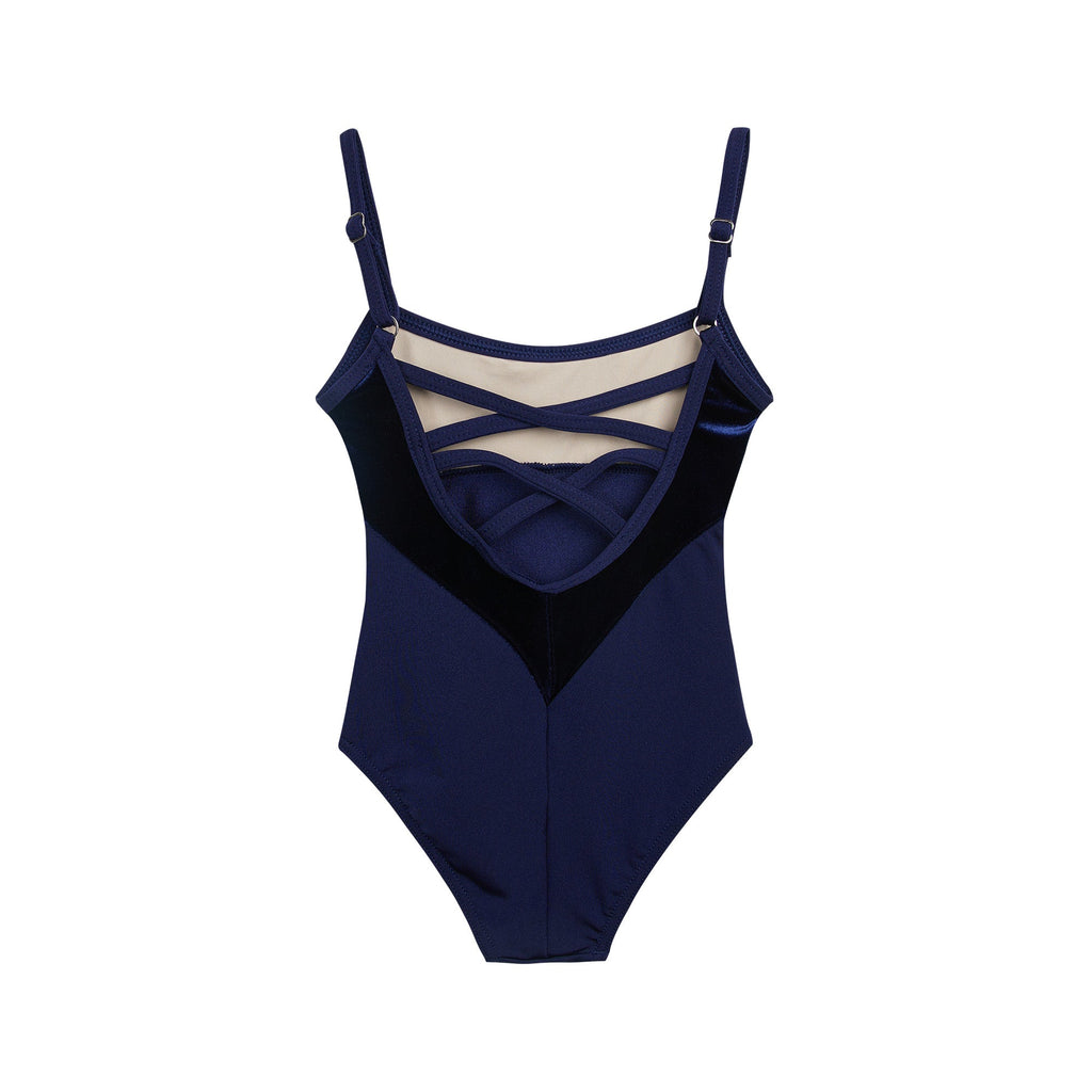 Girls Dark Blue Ballet Onesies(DAD46VL/dark blue)