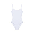 Girls White Ballet Onesies