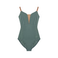 Girls Olive Ballet Onesies